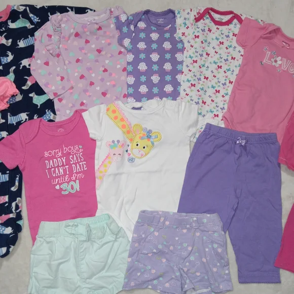 Baby Girls 14pc Bundle 6-12M - Picture 4 of 10